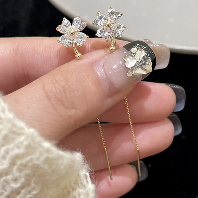 個性字母流蘇耳環