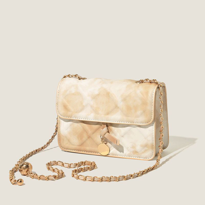 新款洋氣百搭錬條斜肩包 小方包