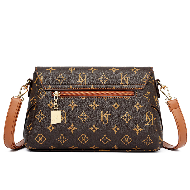 新款牛皮斜肩包 軟皮媽媽包