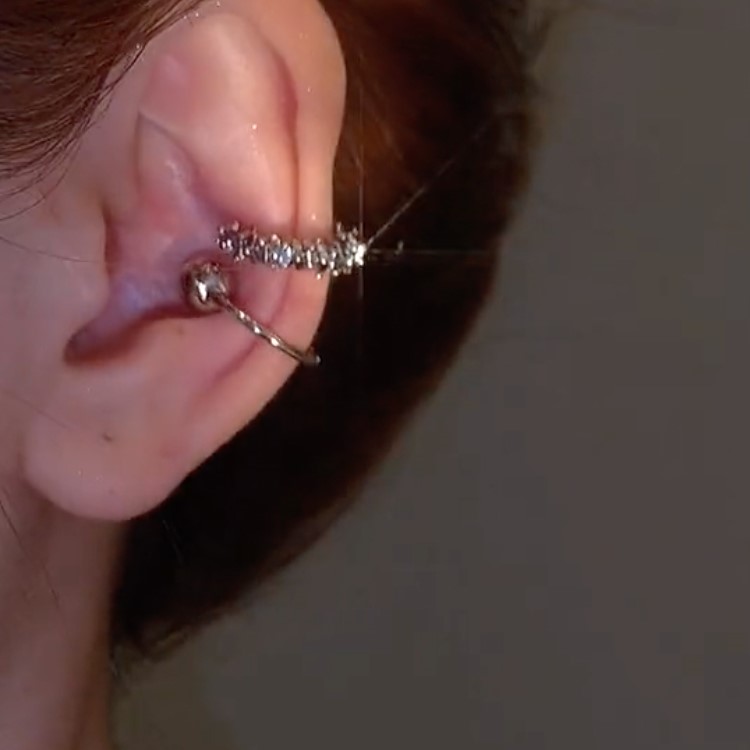 碎銀子不對稱耳夾 無耳洞必備