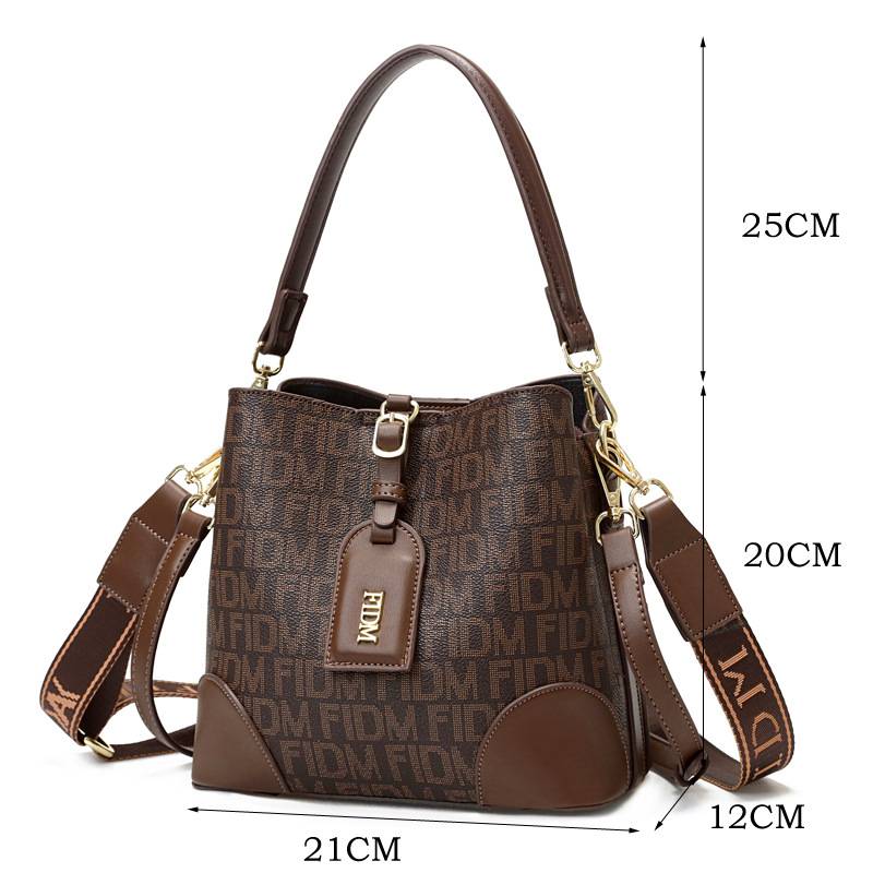 新款時尚韓版水桶包斜肩包