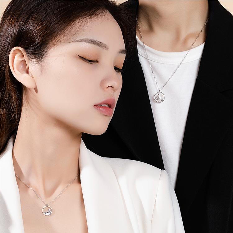 【沫緹甄選】小王子與狐狸相守 · 可客製化S925銀情侶對鍊 |  週年紀念禮物