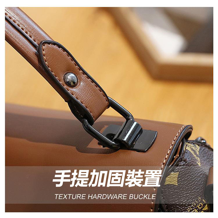 【沫緹甄選】便捷小巧皮革大容量時尚美女手提包