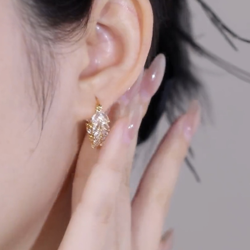 時尚麥穗圈圈耳環