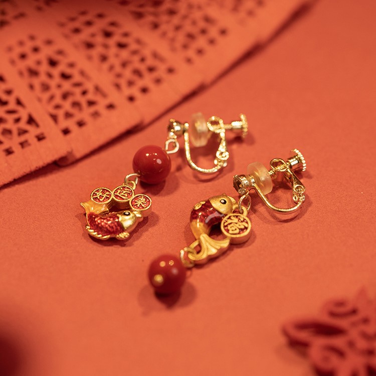 [Copy]可愛貓咪氣質•夾式耳環