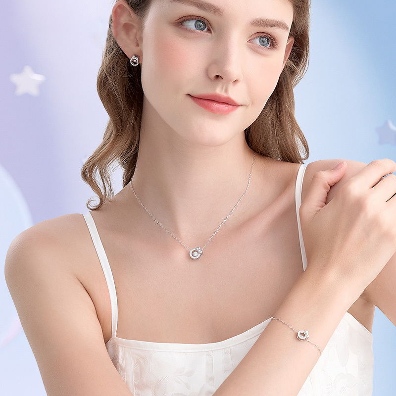 HelloKitty項錬凱蒂貓S925純銀手錬