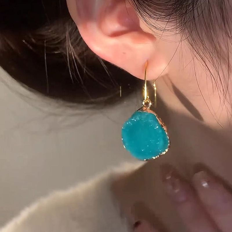 藍色美人魚的眼淚流蘇耳環