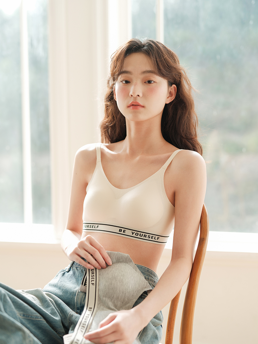 螺紋運動內衣美背文胸