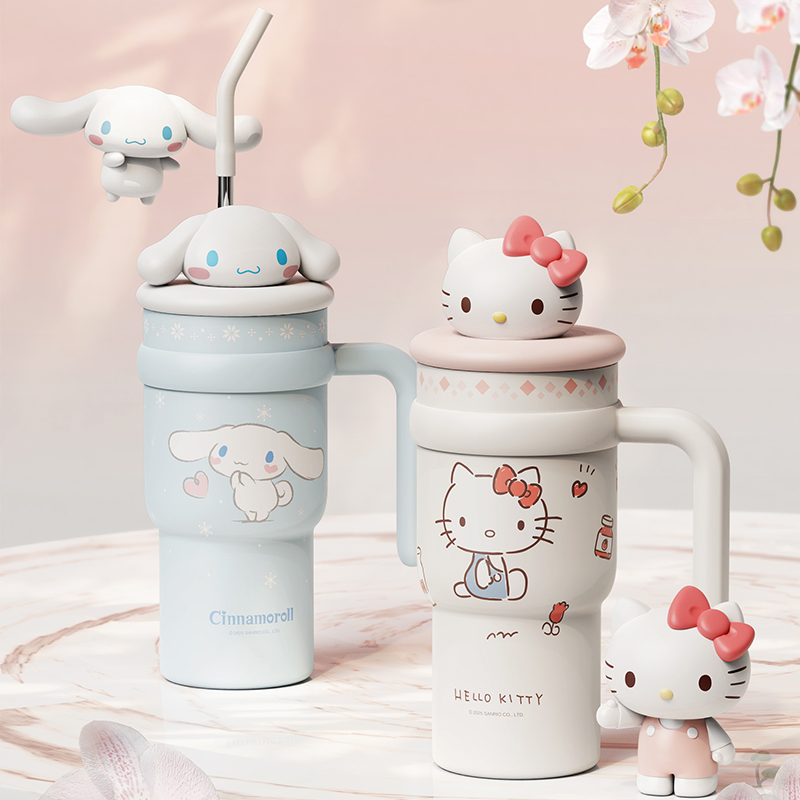 公仔聯名杯 大容量水杯 保溫保冷冰霸杯