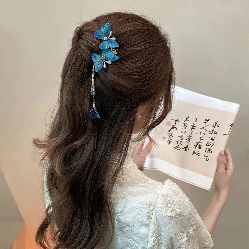 古風蝴蝶髮梳氣質髮夾髮飾