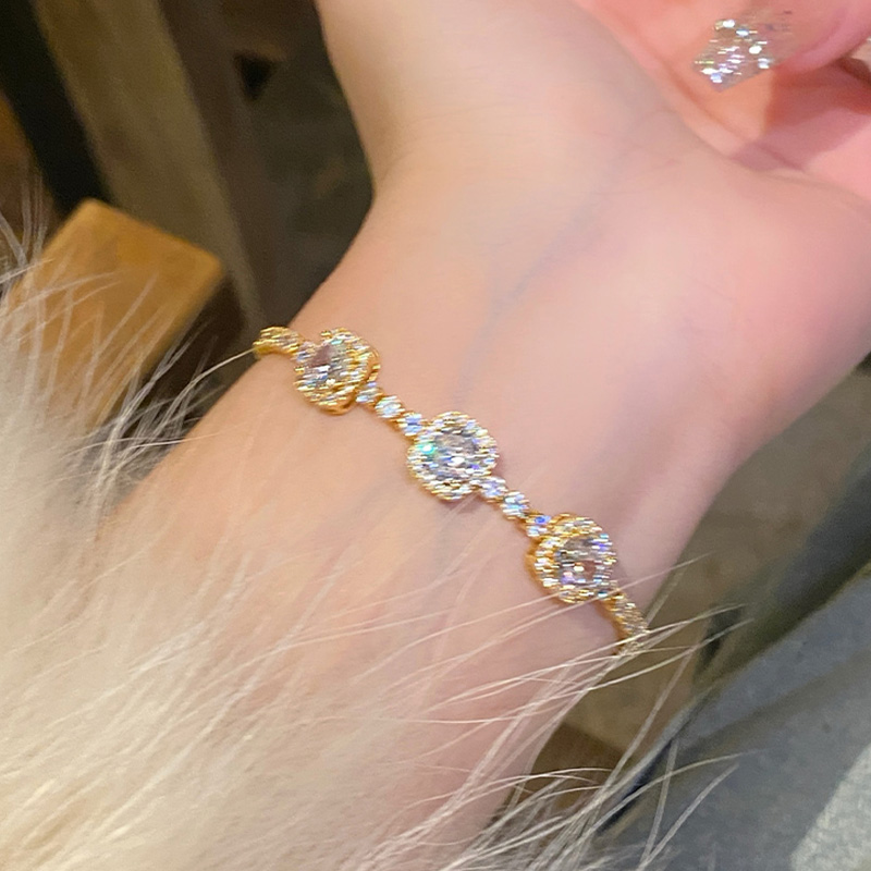 方糖莫桑鑽氣質手錬