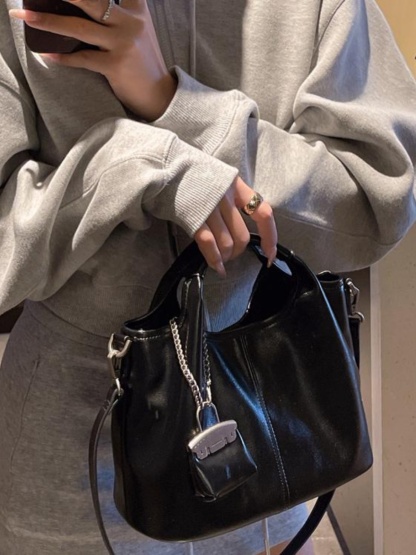 新款復古時尚斜肩包手提包