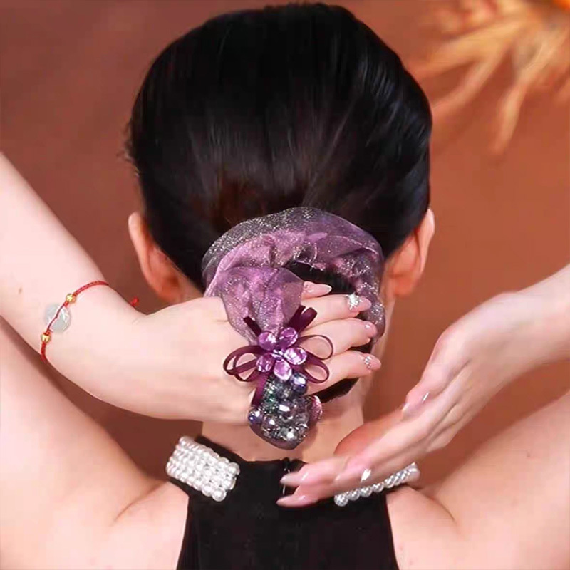 高級感水晶氣質高彈性發繩