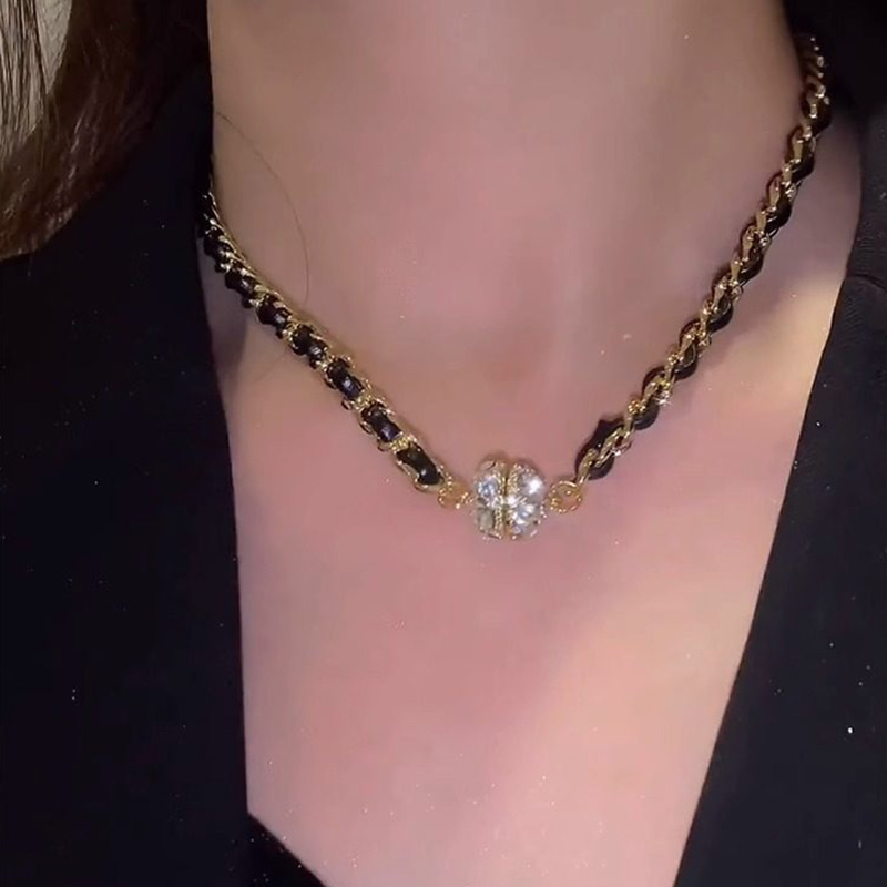 經典黑復古磁吸項鍊