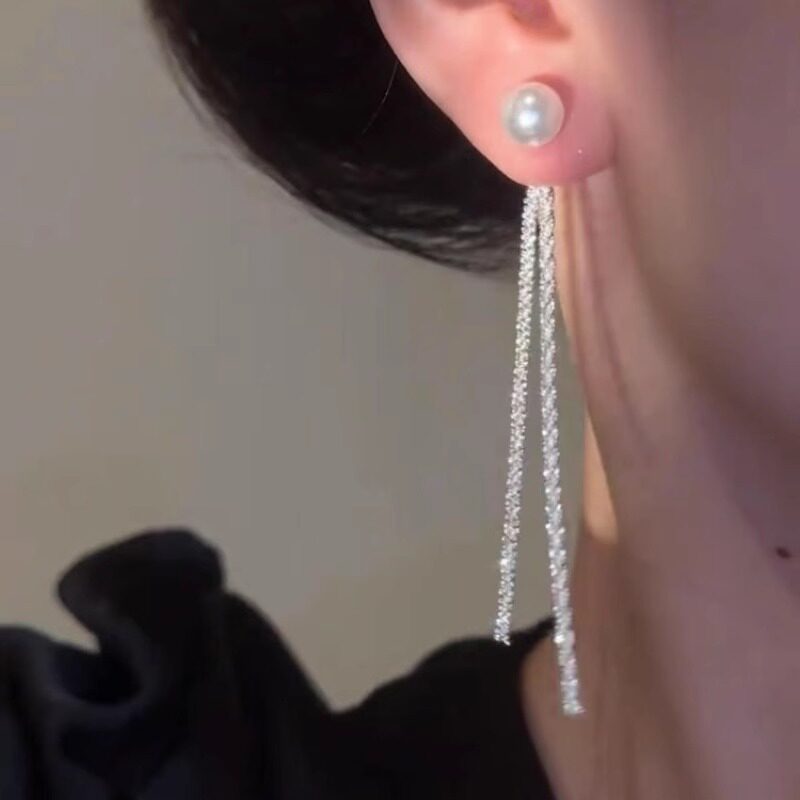 滿天星氣質流蘇耳環