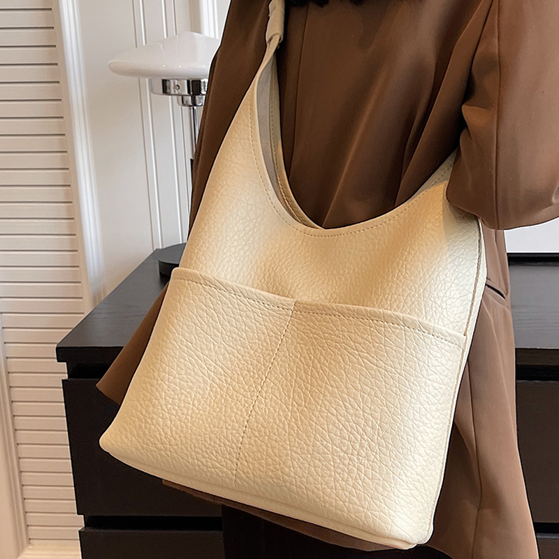 高級感大容量復古托特包