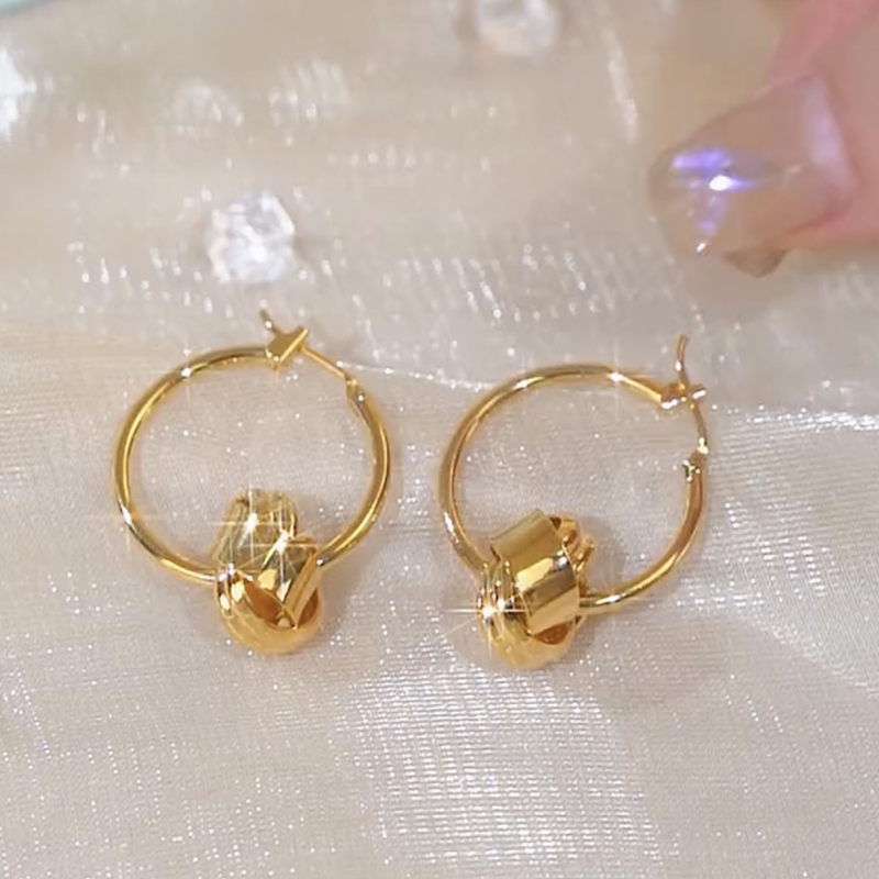 高級金質感輕奢耳環  