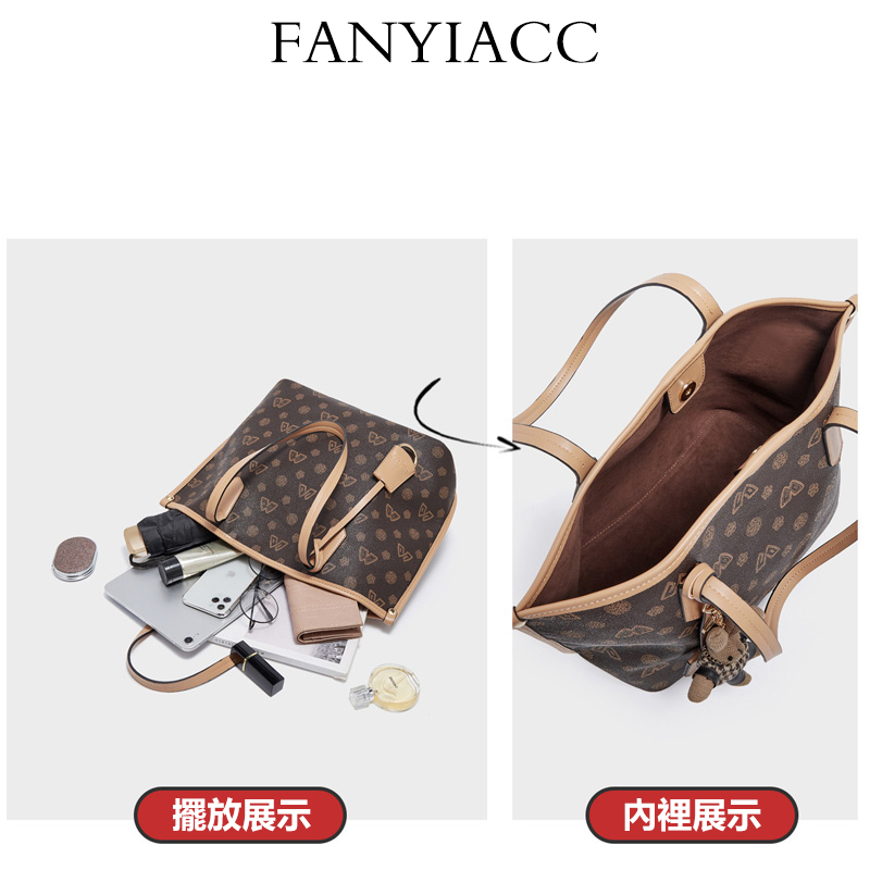 復古大容量托特包包