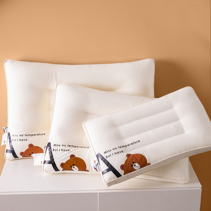Q萌熊大 青少年/兒童/成人滿足三種人群的全羽絨填充好眠枕