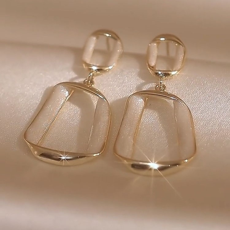 誇張幾何氣質耳環