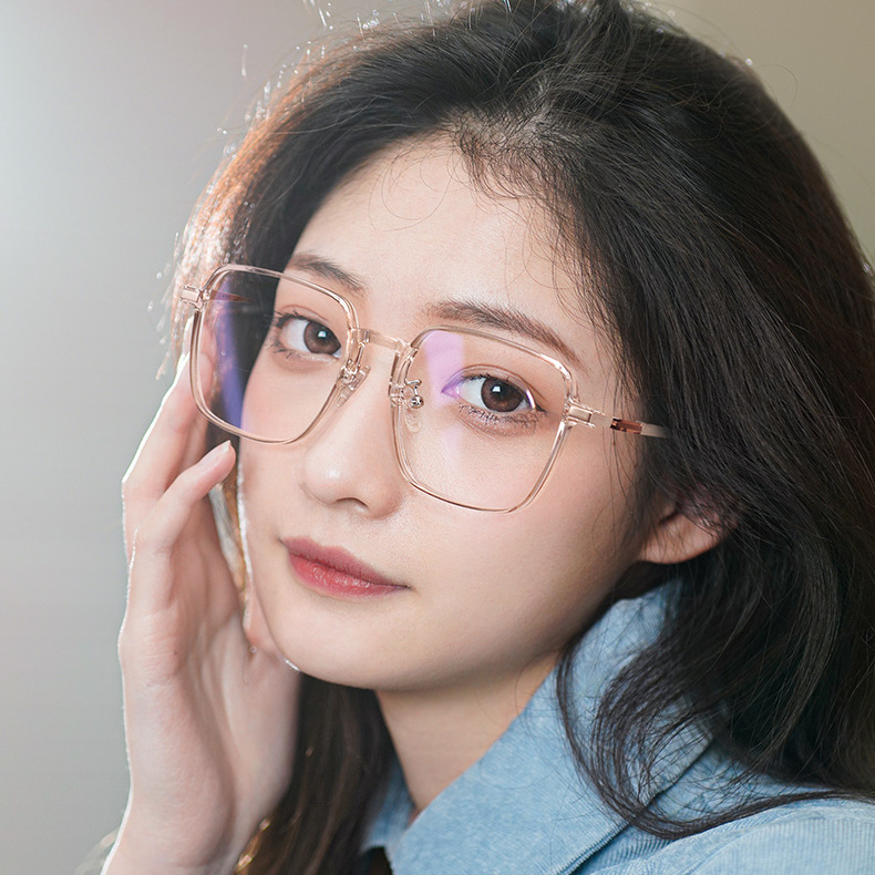 蒂芙尼藍色大框眼鏡【可配度數】防藍光 多款顏色 素顏神器 男女同款