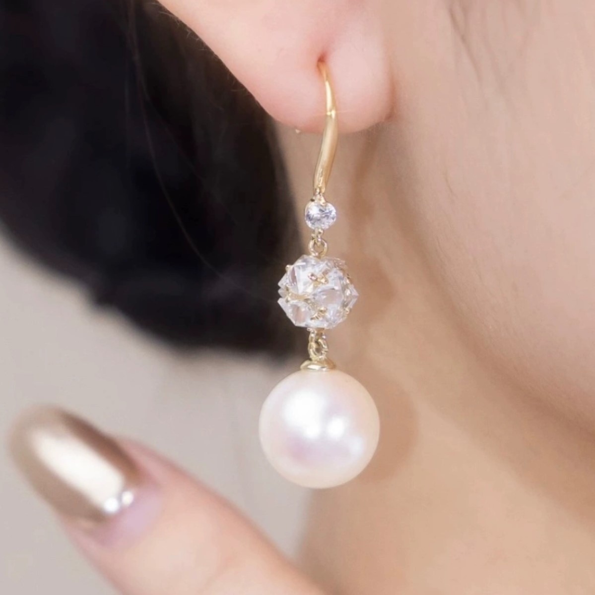 鐘愛一生人魚姬珍珠耳環