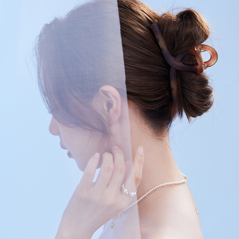 漸變磨砂大號發夾 鯊魚夾