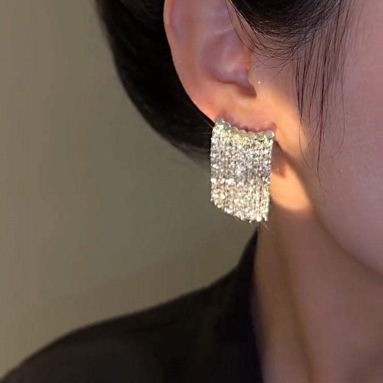 閃閃金色流蘇耳環 (Earrings)-FANYIACC