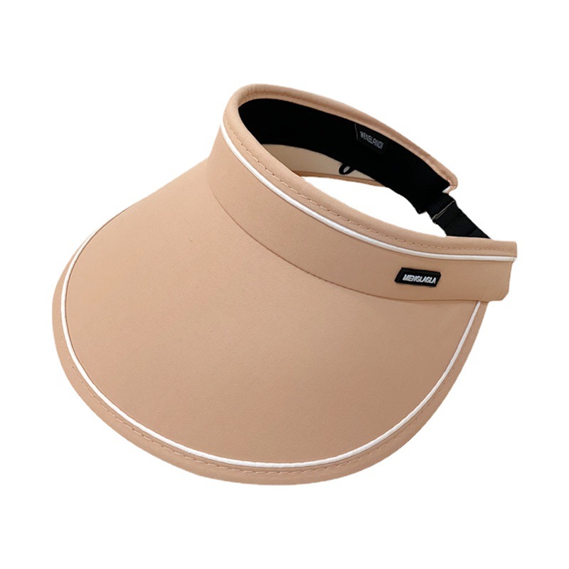 【沫緹甄選】防晒帽女空顶帽可折叠防紫外线大檐女款遮阳帽