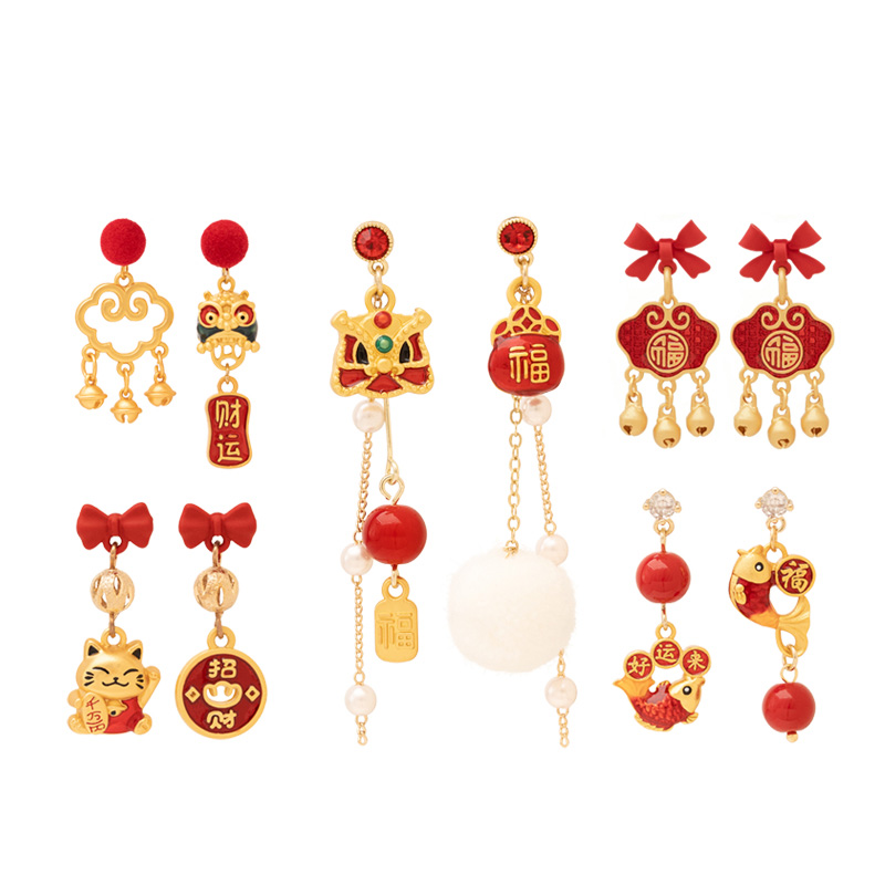 [Copy]可愛貓咪氣質•夾式耳環