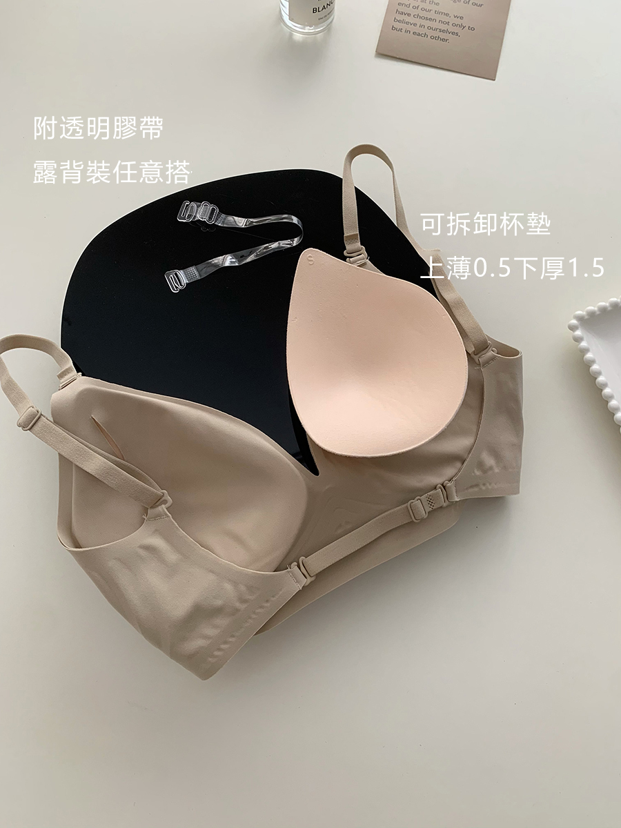 無痕露背無鋼圈 舒適感文胸內衣