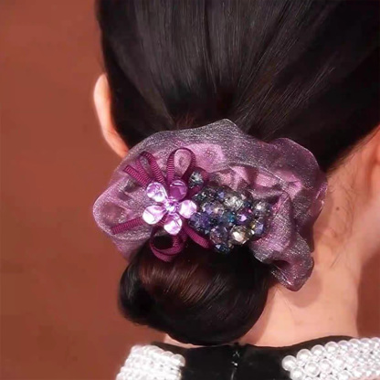 高級感水晶氣質高彈性發繩