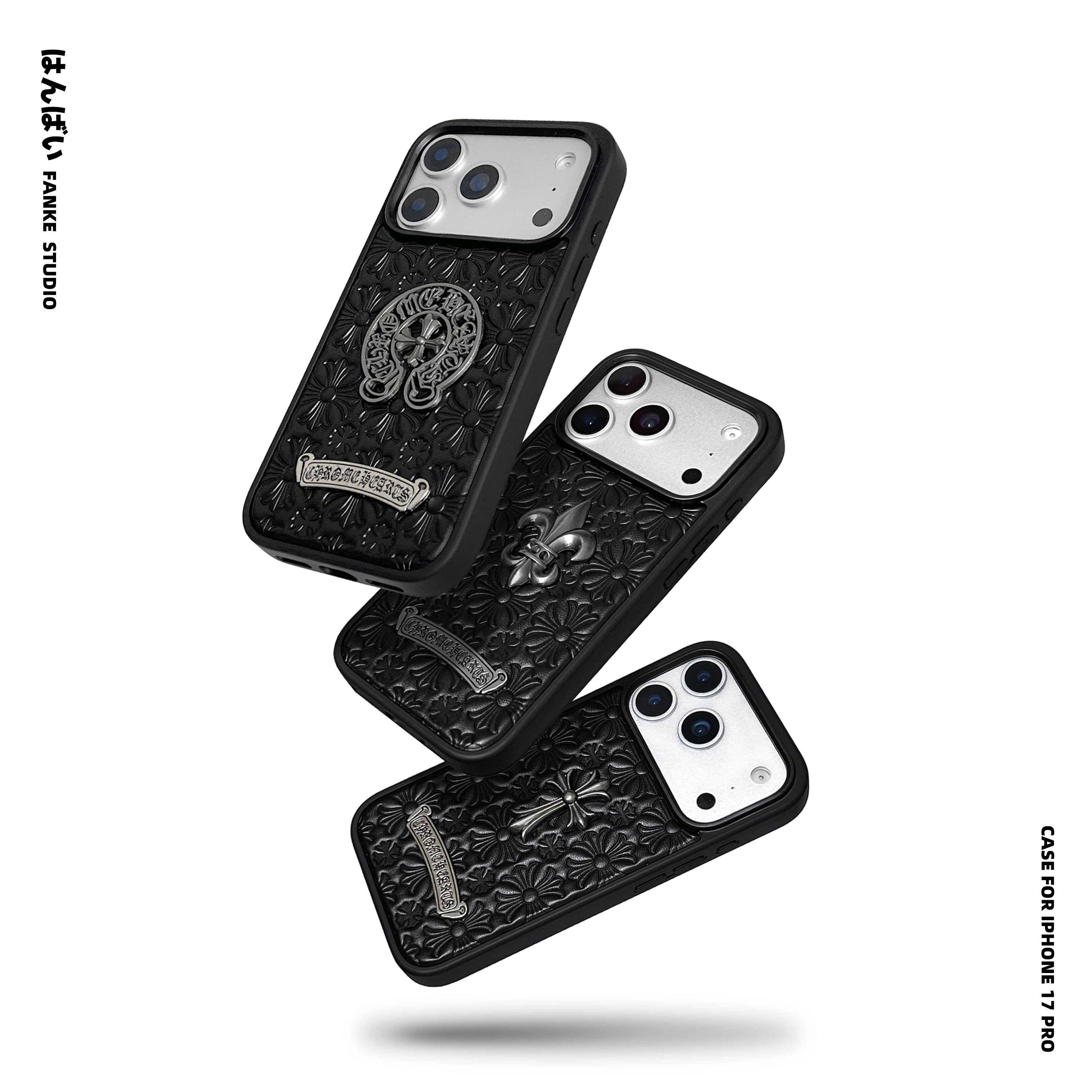 暗黑復古克羅心iphone保護殼