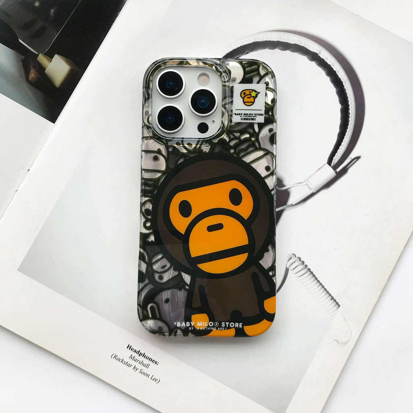 個性猿人頭MILO猴iphone保護殼