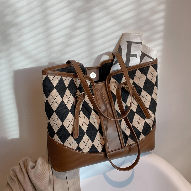 時尚單肩通勤托特包