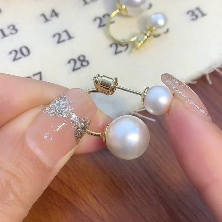 氣質兩戴款珍珠耳環