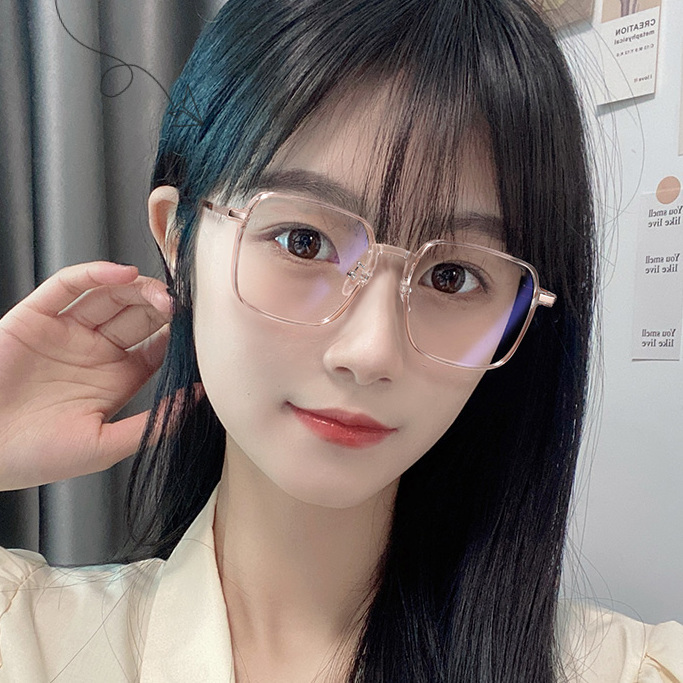 蒂芙尼藍色大框眼鏡【可配度數】防藍光 多款顏色 素顏神器 男女同款