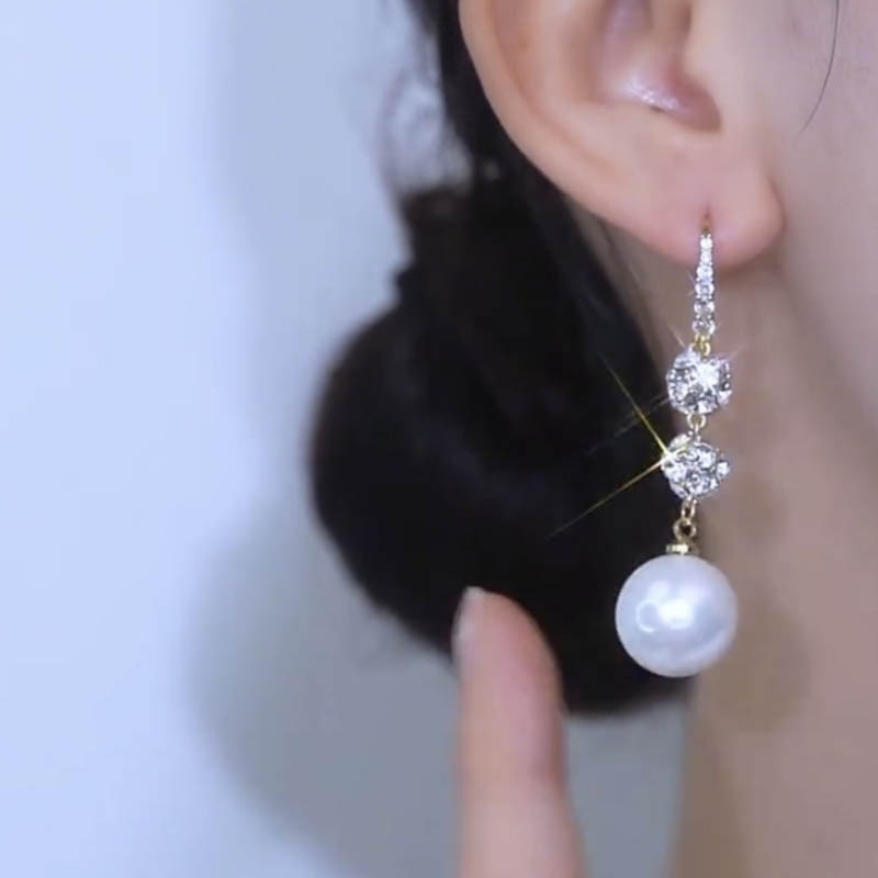 名媛氣質百搭珍珠耳環