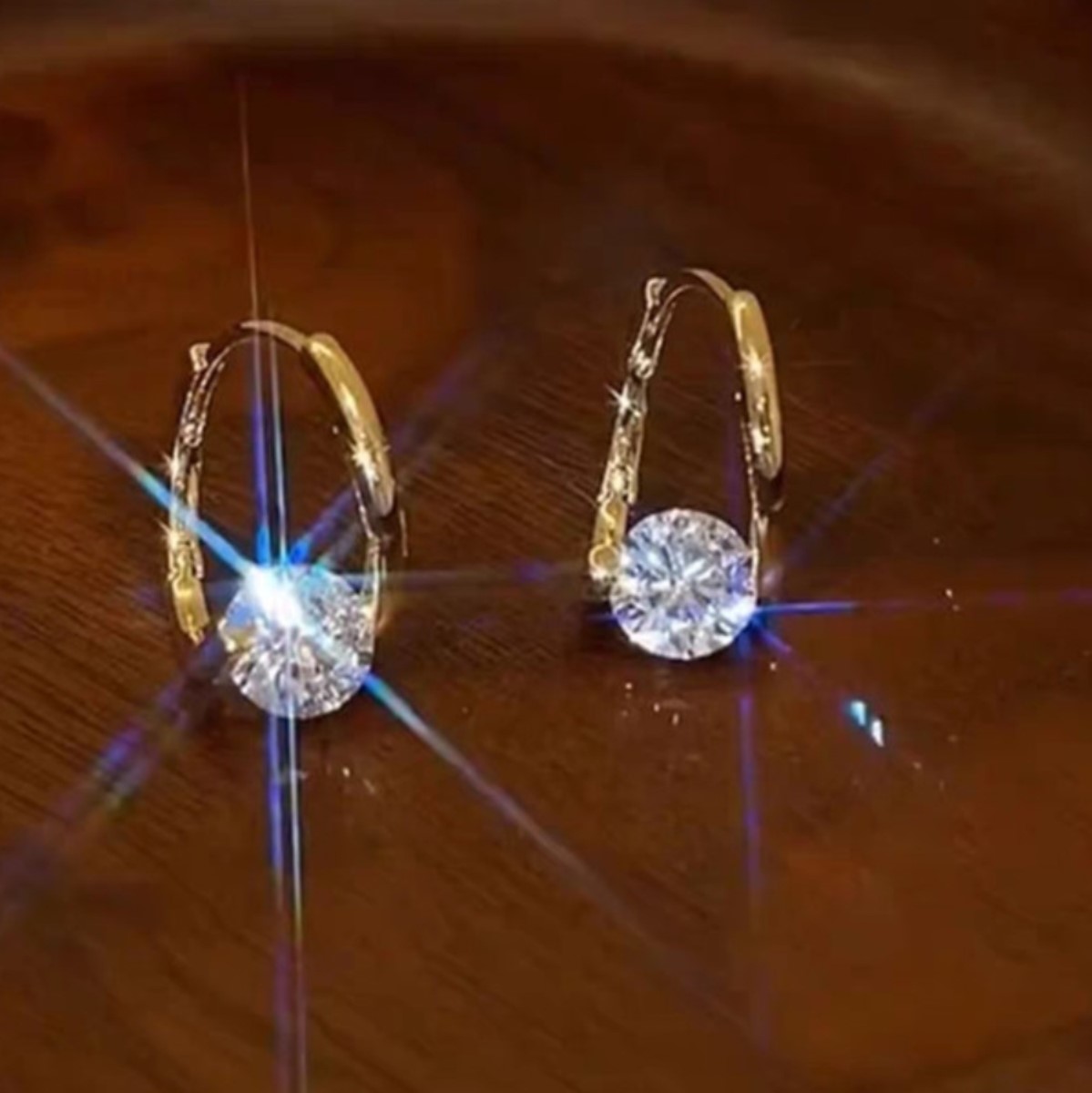 輕奢鑽石純銀耳環  