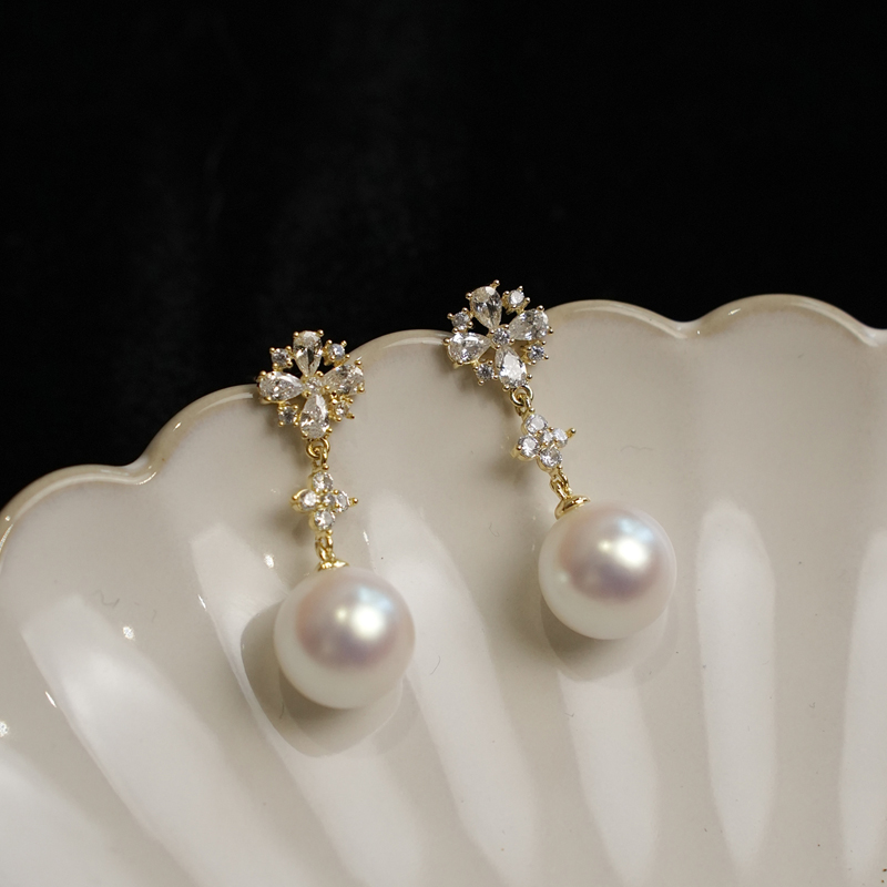 法式復古珍珠耳環