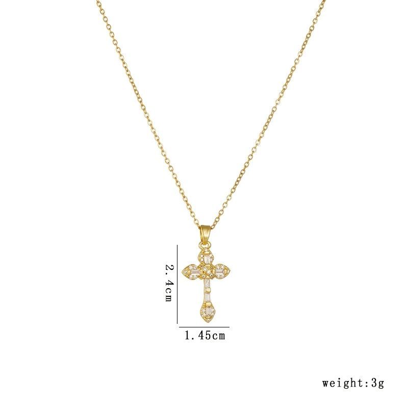 Cross Necklace • 輕奢鋯石項鍊 (男女同款)