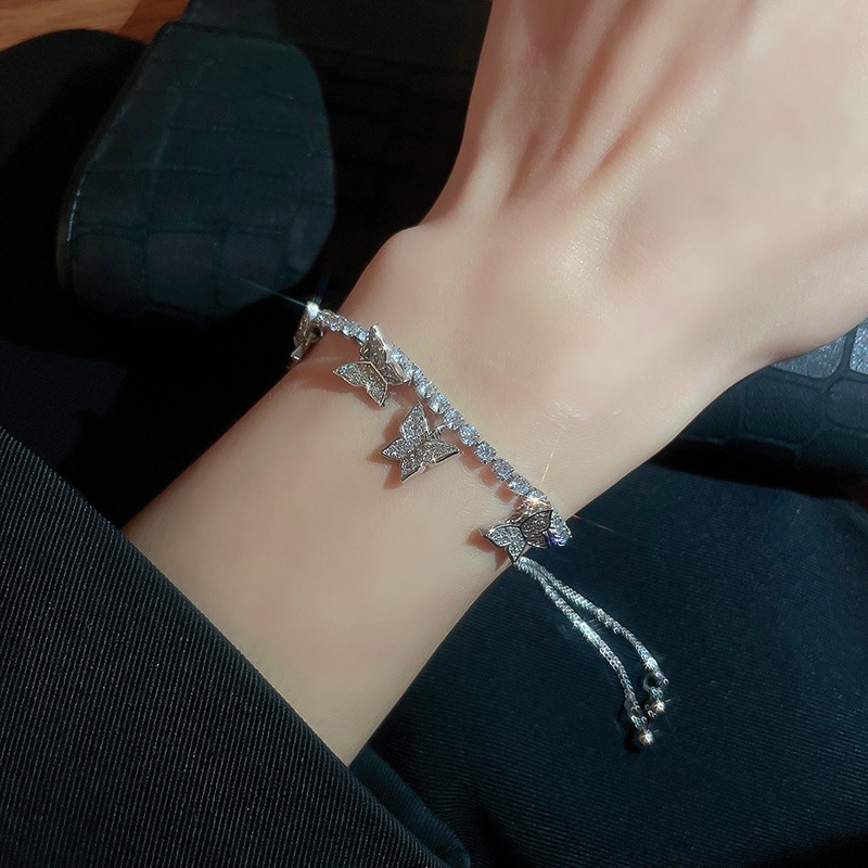 滿天星蝴蝶流蘇手錬