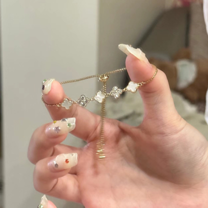 小眾精致幸運四葉草手錬