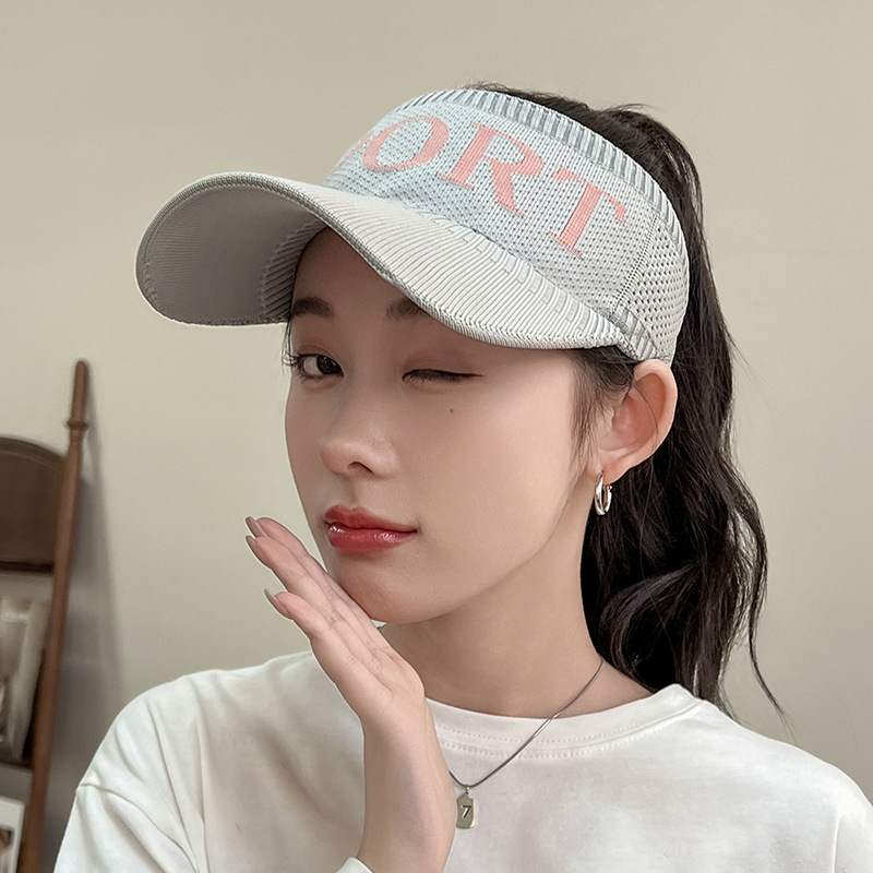 【沫緹甄選】帽子女春夏鴨舌帽潮流戶外遮陽帽sport新款空頂帽