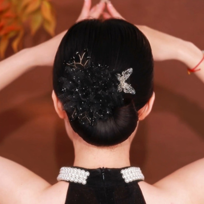 時尚滿天星輕奢繁花盤發器