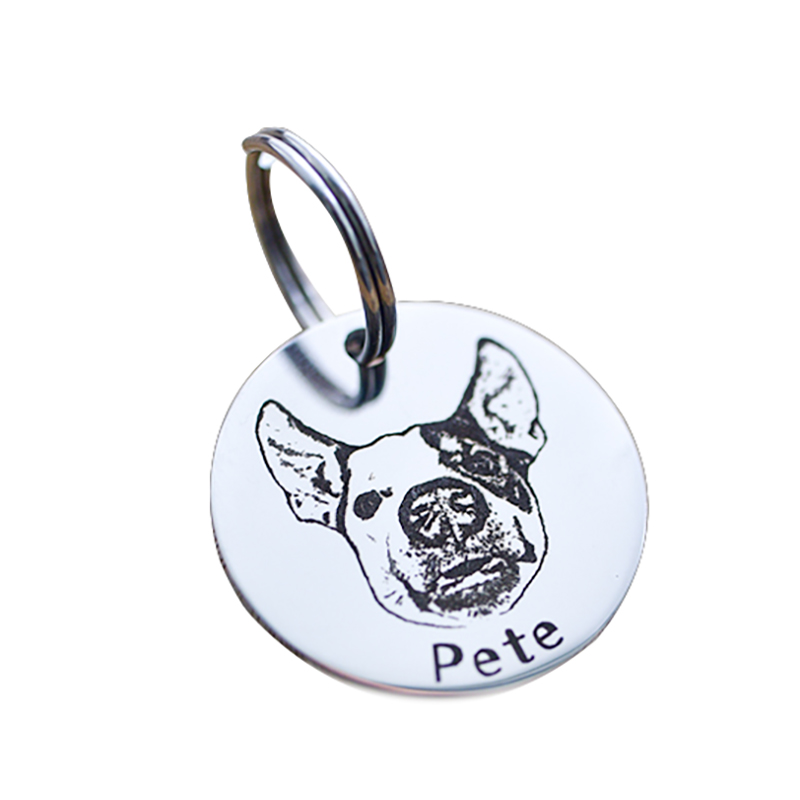 訂製款｜寵物頸圈名字名牌純銀吊牌