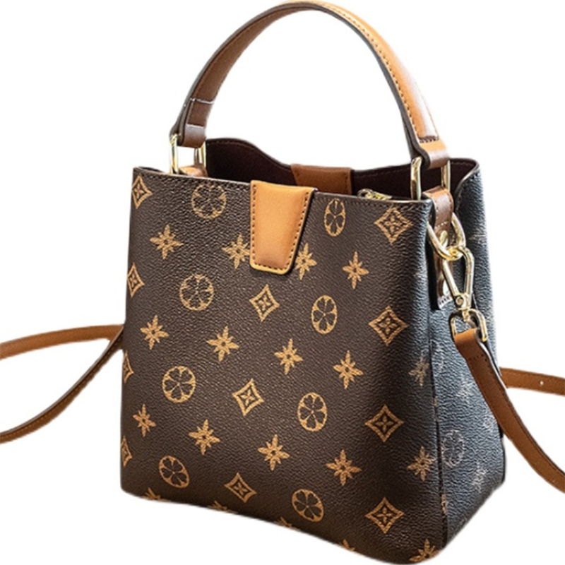 真皮水桶單肩斜背包