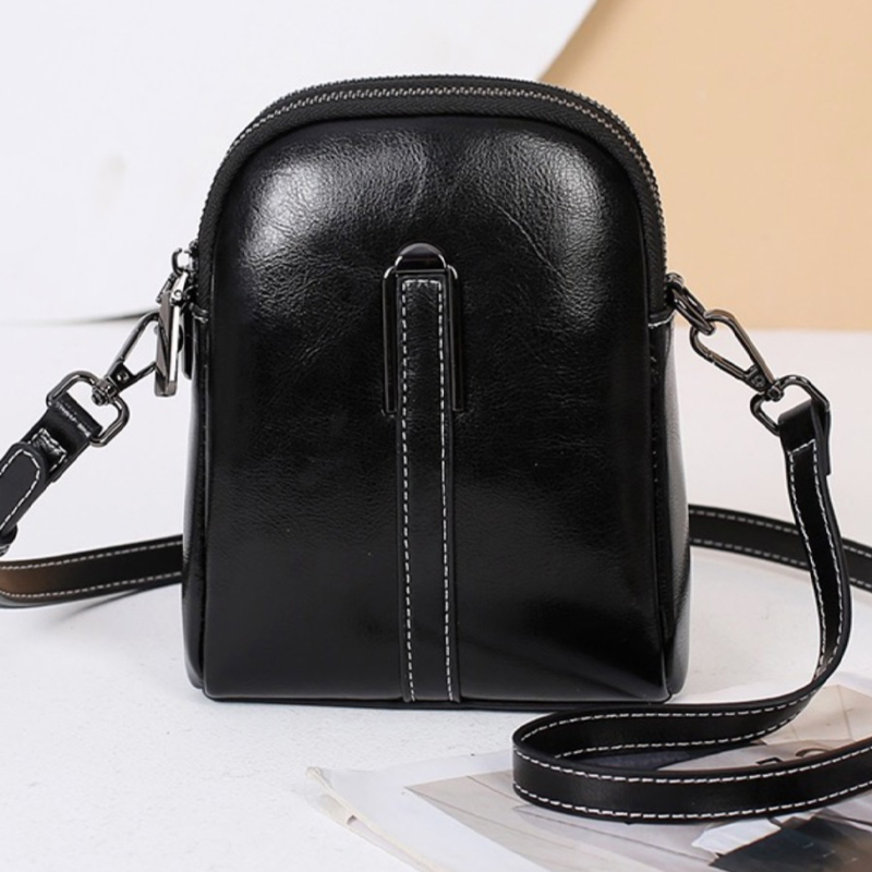 時尚牛皮真皮手機包