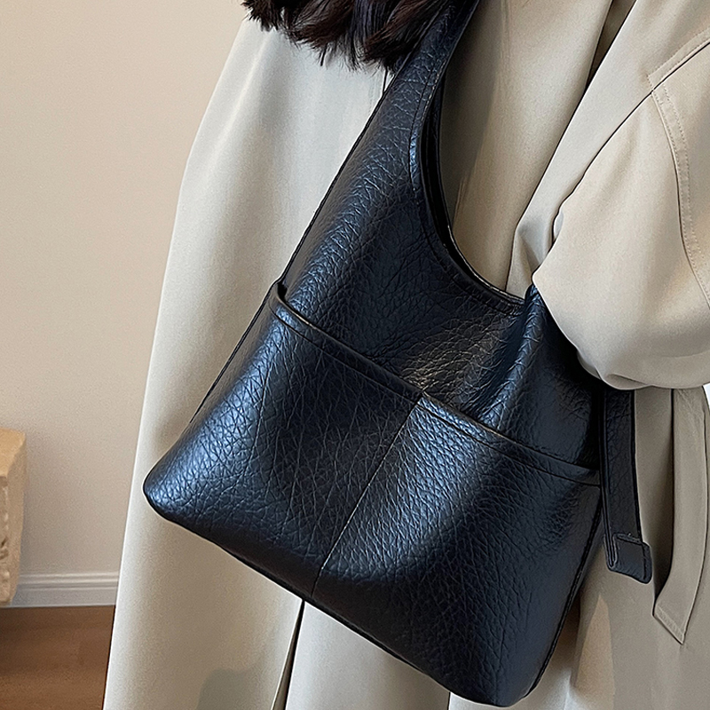 高級感大容量復古托特包