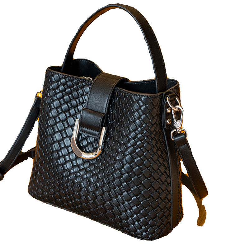 編織包 秋冬水桶包 斜跨包